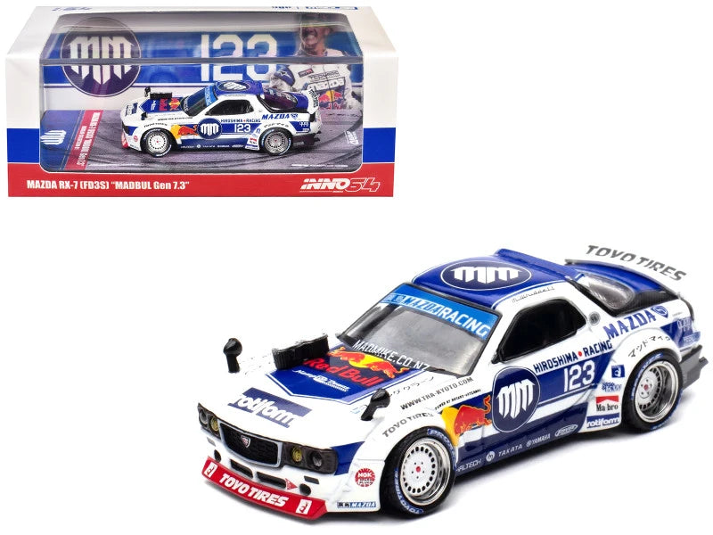 Inno64 Mazda RX-7 (FD3S) "Madbul Gen 7.3" Mad Mike #123 1:64