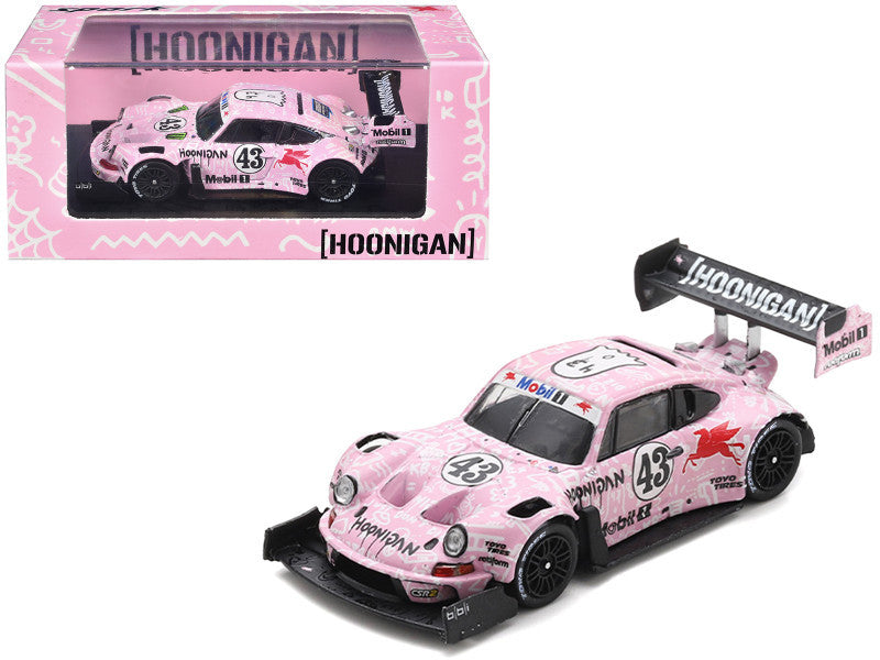 Spark Model Hoonigan Porsche 911 GT3 R #43 Pink Pig 1- 1;64 Scale