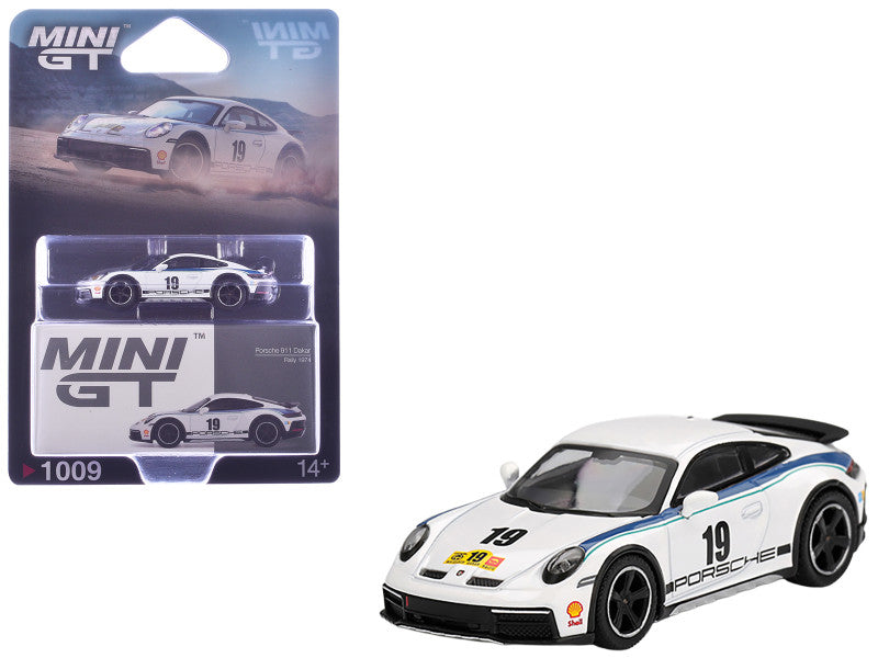 Mini GT #1009 Porsche 911 Dakar Rally #19 Scale 1:64