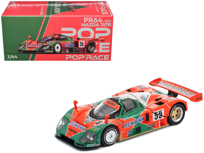 Pop Race Mazda 787B #55 – Renown Livery - 1:64 Scale
