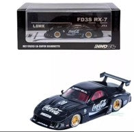 Inno64 Mazda FD3S RX-7 Super Silhouette – Coca-Cola Zero Matte Black - 1:64 Scale