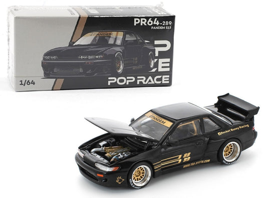 Pop Race Nissan Silvia S13 – Pandem Wide Body - 1:64 Scale