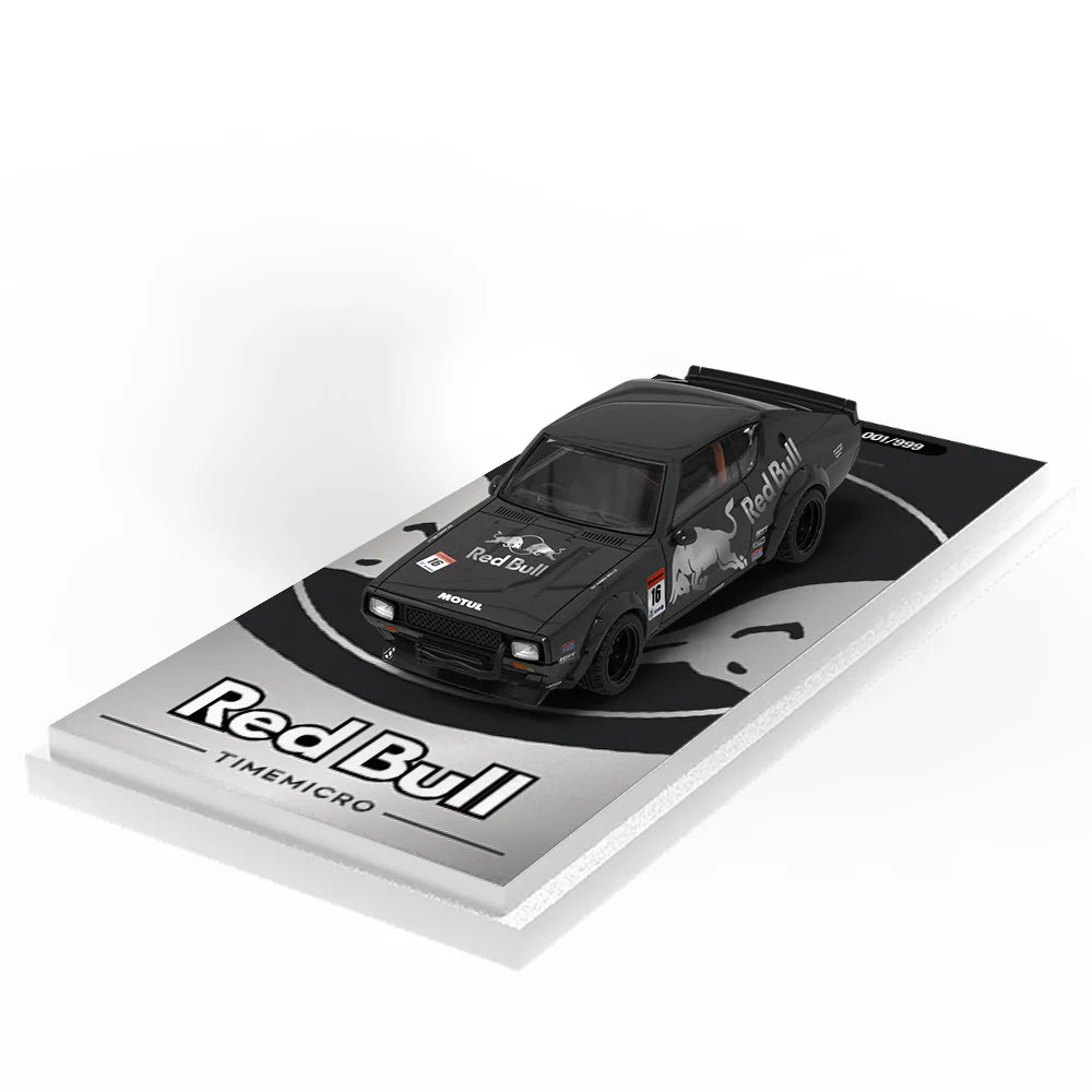 TimeMicro Nissan Skyline #16 – Red Bull Stealth Edition - 1:64 Scale