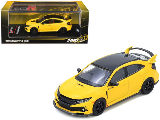 Inno64 Honda Civic Type R FK8 – Spoon Sports Phoenix Yellow - 1:64 Scale