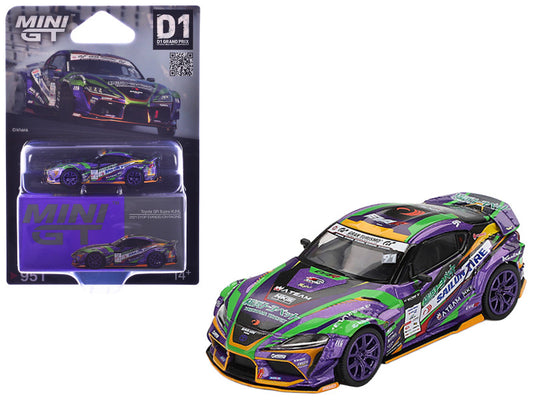 Mini GT Toyota GR Supra KUHL 2021 D1GP Evangelion Racing 1:64