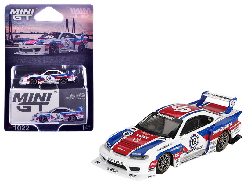 Mini GT Nissan S15 Silvia LB Super Silhouette GARASDRIFT x LBWK Scale 1:64