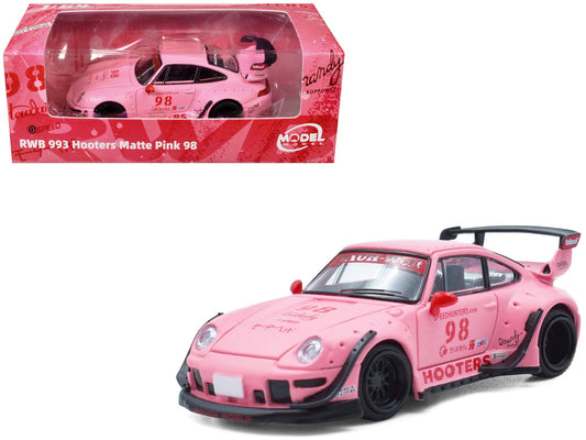 Model Model RWB 993 #98 "Hooters" Matte Pink – 1:64 Scale