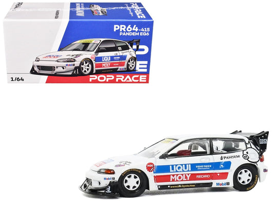 Pop Race Honda Civic EG6 Pandem Los Angeles - 1:64 Scale