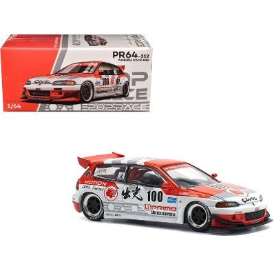 Pop Race Pandem Honda Civic EG6 RHD #100 – Tokyo Auto Salon Hong Kong 2025 - 1:64 Scale
