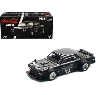 Pop Race Nissan Skyline GT-R Hakosuka V8 Drift RHD – Coca-Cola Zero - 1:64 Scale
