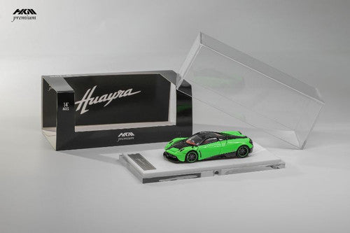 HKM Premium Pagani Huayra Green – Doors & Hood Open – 1:64 Scale