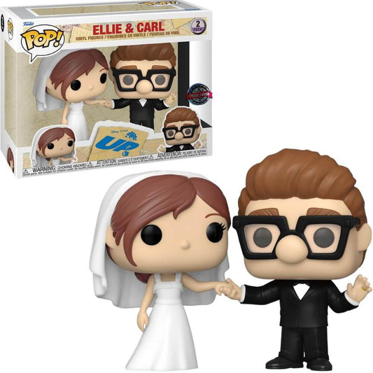 Funko Pop! Disney Pixar Up – Ellie & Carl Wedding 2-Pack (Special Edition)