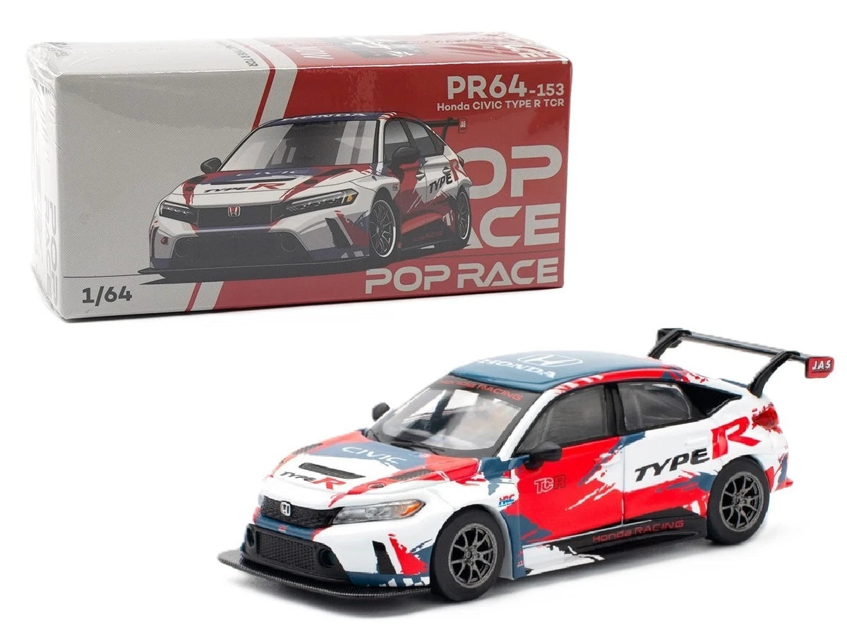Pop Race Honda Civic Type R TCR - 1:64 Scale