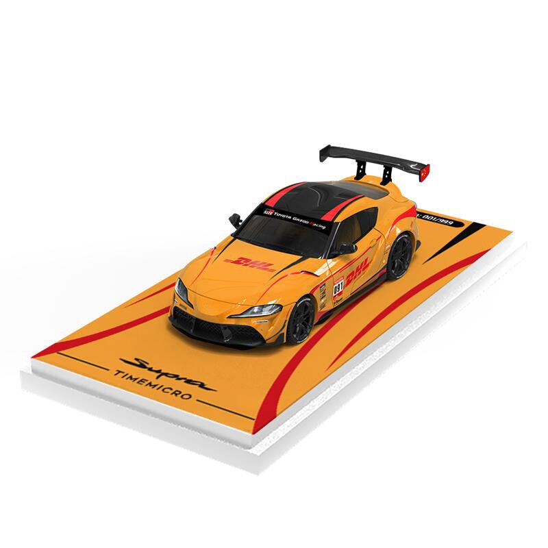TimeMicro Toyota GR Supra – DHL Racing Livery - Scale 1:64
