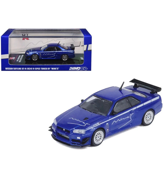 Inno64 Nissan Skyline GT-R (R34) V-Spec Tuned by Mine's 1:64