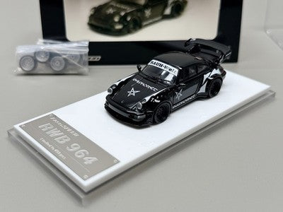 Fast & Speed RAUH-Welt (RWB) Porsche 964 – Carbon Black - 1:64 Scale